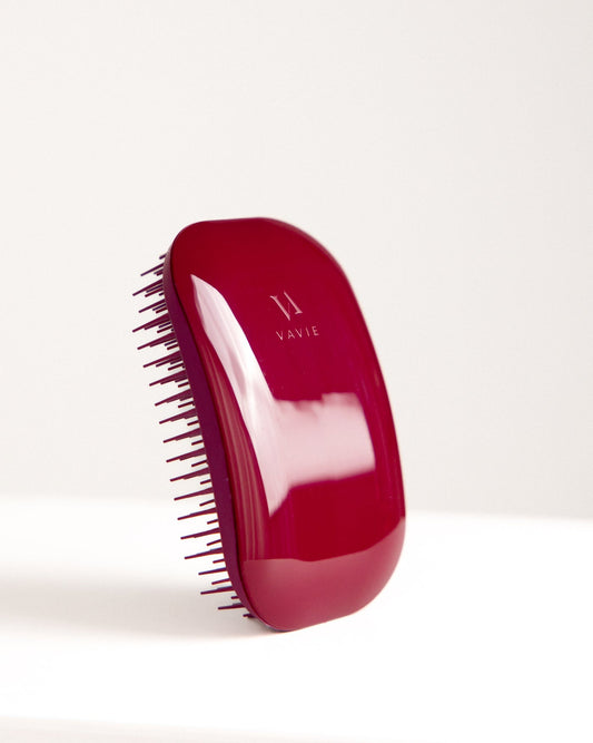 Vavie hairbrush BURGUNDY RED