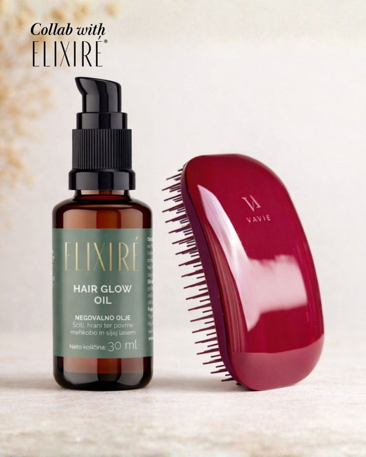 VAVIE x ELIXIRÉ Hair Glow duo